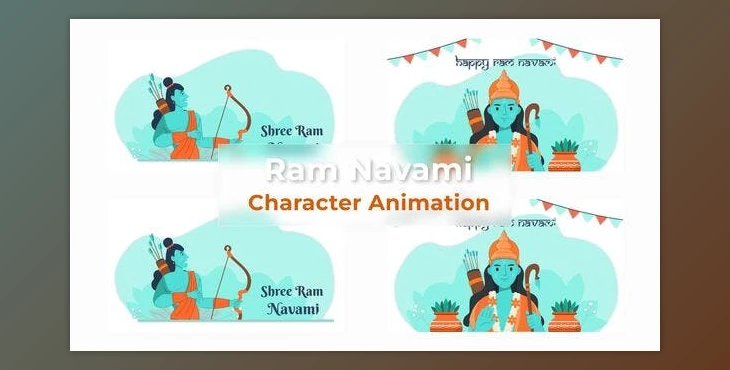 Download Ram Navmi Character Animation Scene Pack (Videohive 37148186) - AE Project