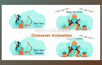 Download Ram Navmi <span class='badge badge-warning'>Character</span> <span class='badge badge-warning'>Animation</span> Scene Pack (Videohive 37148186) - AE Project