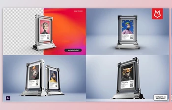 Download NFT <span class='badge badge-warning'>Collection</span> Promo | Glass Mockup (Videohive 36328775) - AE Project