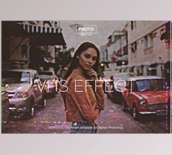 Download VHS Effect for Photoshop CreativeMarket - 7139085