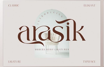 Download Arasik _ modern serif <span class='badge badge-warning'>ligatures</span>