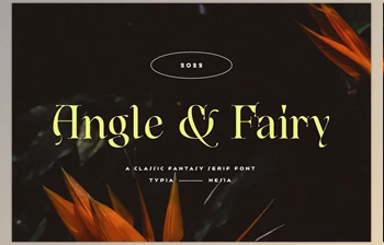 Download Angle & <span class='badge badge-warning'>Fairy</span> – Classic Vintage Fantasy Serif