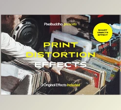 Download Print Distortion Effects CreativeMarket - 7083388