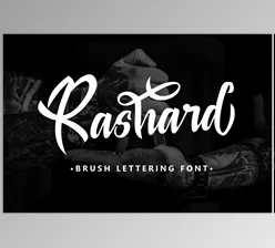 Download Rashard – Brush Lettering Font