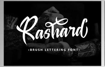 Download Rashard – Brush Lettering <span class='badge badge-warning'>Font</span>