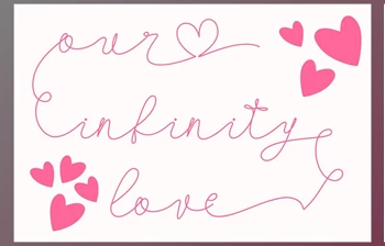 Download Our Infinity Love – <span class='badge badge-warning'>Monoline</span> Wedding Font