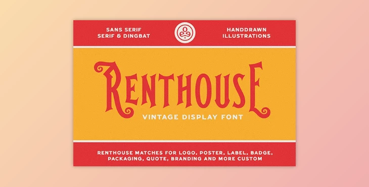 Download Renthouse – Vintage Display Font