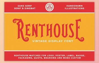 Download Renthouse – Vintage Display <span class='badge badge-warning'>Font</span>