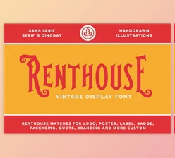 Download Renthouse – Vintage Display Font