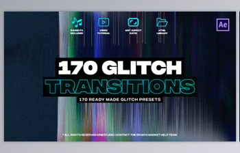 Download 170 <span class='badge badge-warning'>Glitch</span> Transitions (Videohive 37251245) - AE Project
