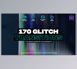 Download 170 Glitch Transitions (Videohive 37251245) - AE Project