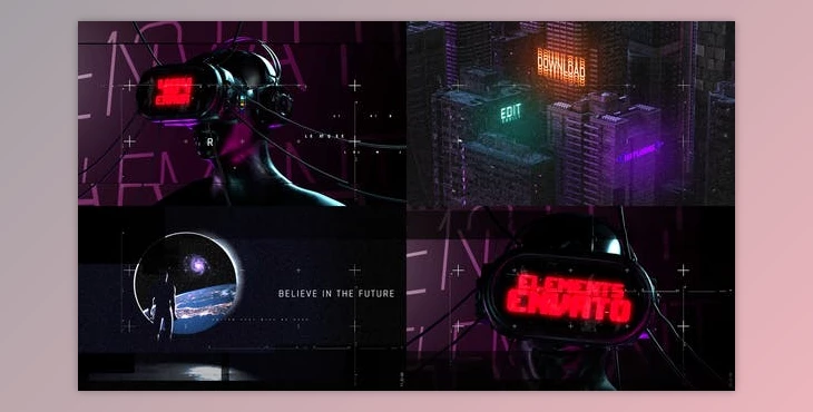 Download Metaverse Cyberpunk Intro (Videohive 37247908) - AE Project