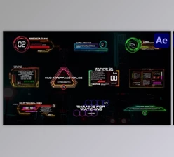 Download HUD Interface Titles for After Effects (Videohive 37204275) - AE Project