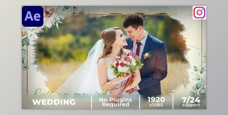 Download Floral Wedding Invitation (Videohive 37204263) - AE Project