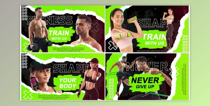 Download Glitch Fitness Promo (Videohive 37184501) - AE Project