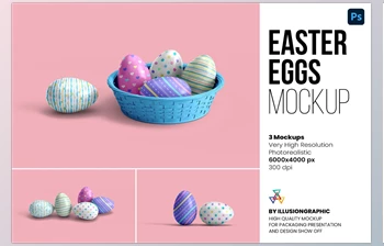 Download Easter Eggs <span class='badge badge-warning'>Mockup</span> – 3 <span class='badge badge-warning'>Views</span> <span class='badge badge-warning'>CreativeMarket</span> - 7139615