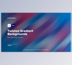 Download Twisted Gradient Backgrounds (VideoHive 37214950) - AE Project