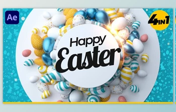 Download <span class='badge badge-warning'>Happy</span> Easter (VideoHive 37216126) - AE Project