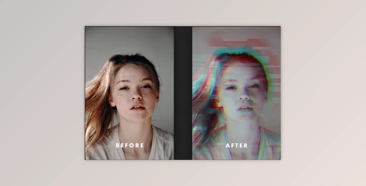 Download RGB Split Effect for Posters CreativeMarket - 6974535