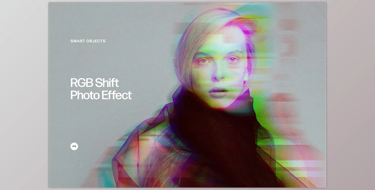 Download RGB Shift Photo Effect CreativeMarket - 6974337
