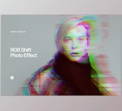 Download RGB Shift Photo Effect CreativeMarket - 6974337