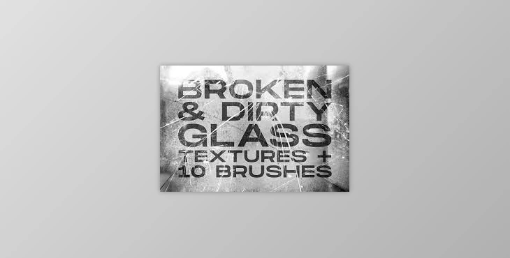 Download Broken and Dirty Glass + brushes CreativeMarket - 6160875