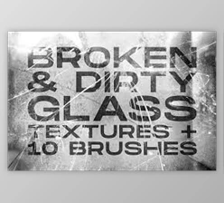 Download Broken and Dirty Glass + brushes CreativeMarket - 6160875