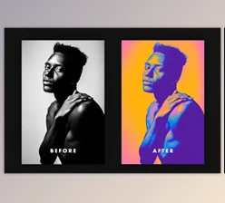 Download Artistic Photo Effect for Posters CreativeMarket - 6919855