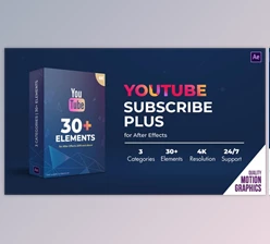 Download Youtube Subscribe Plus (VideoHive 35411275) - AE Project