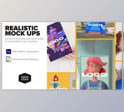 Download Realistic Mock Ups Stories (Videohive 37246967) - AE Project