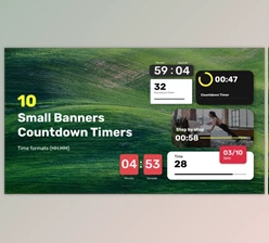 Download Small Banners Countdown Timers (Videohive 37295278) - AE Project