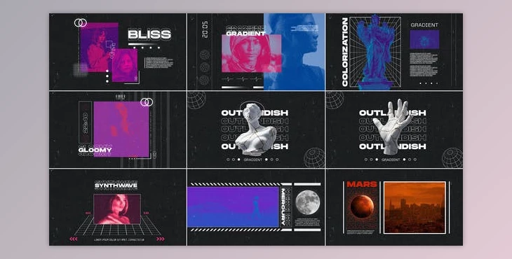 Download Gradient Synthwave Opener (Videohive 37275515) - AE Project