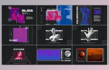 Download Gradient <span class='badge badge-warning'>Synthwave</span> Opener (Videohive 37275515) - AE Project