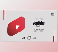 Download YouTube Pack (Videohive 37263619) - AE Project