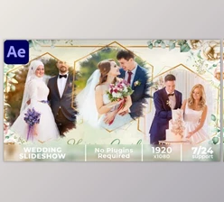 Download Floral Wedding Slideshow || Photo Slideshow (Videohive 37271386) - AE Project
