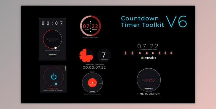 Download Countdown Timer Toolkit V6 (Videohive 37300927) - AE Project