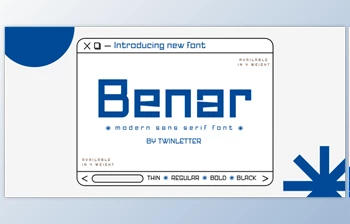 Download Benar <span class='badge badge-warning'>Font</span> Family
