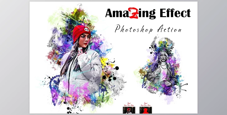 Download Amazing Effect Photoshop Action CreativeMarket - 7157748