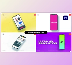Download Phone Mockup – Package 01 – For Premiere Pro (Videohive 37270277)