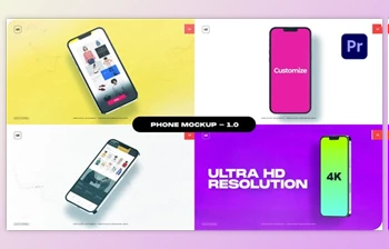 Download Phone Mockup – <span class='badge badge-warning'>Package</span> 01 – For Premiere Pro (Videohive 37270277)