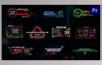 Download HUD <span class='badge badge-warning'>Interface</span> Titles for Premiere Pro (Videohive 37245903)