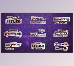 Download Dynamic Cardboard Titles (Videohive 37245917) - PR Project