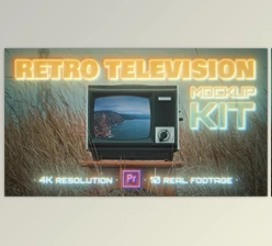 Download Retro TV Mockup Kit (Videohive 37302202)