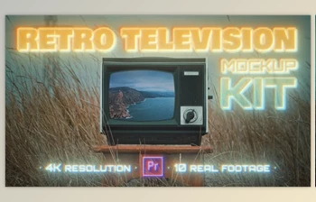 Download Retro TV Mockup <span class='badge badge-warning'>Kit</span> (Videohive 37302202)