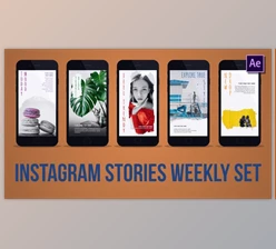 Download Instagram Stories Weekly Set (Videohive 37326721) - AE Project