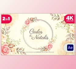 Download Wedding Invitation 4K (2 in 1) (Videohive 37289816) - AE Project