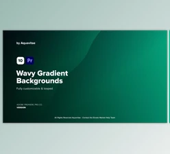 Download Wavy Gradient Backgrounds l MOGRT for Premiere Pro (VideoHive 37187414)