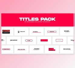Download Titles Pack for Premiere Pro (VideoHive 37189605) - PR Project