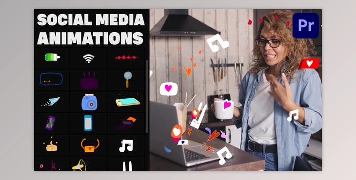 Download Social Media Stickers for Premiere Pro (VideoHive 37226709)