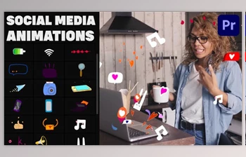 Download Social <span class='badge badge-warning'>Media</span> Stickers for Premiere Pro (VideoHive 37226709)